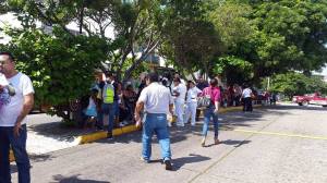 Simulacro para medir la respuesta en situaciones de emergencia. (Foto de Tamara Corro)