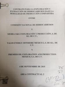 Esta es la carátula de uno de los contratos.