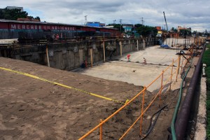 Las juntas de acceso al Túnel Sumergido.