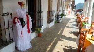 Catrinas en el pueblo mágico de Xico.