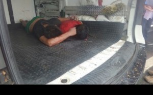 Recogen los cuerpos.