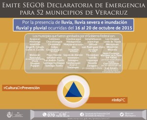 Emiten declaratoria de emergencia.