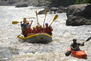 Ecotravel en Jalcomulco, en esta temporada de lluvias.