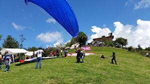 Parapente en Naolinco, en Veracruz.