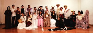 El grupo de Teatro Avatar, desde la Ciudad de Xalapa.