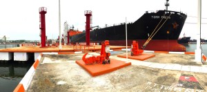 Terminal portuaria de Pajaritos de Pemex en Coatzacoalcos, Veracruz.