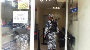 Uno robo más bancario, en plena zona centro de la ciudad.