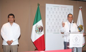 Fiscal Luis Angel Bravo, durante la rueda de prensa. 