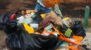 Los productos decomisados se destinan a incineración. 
