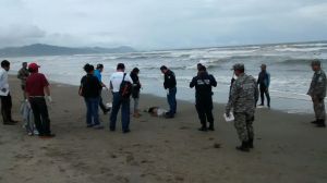 El cuerpo del joven Enrique Ezequiel Flores Gomez, de 28 años de edad.