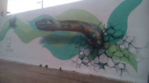 Fue pintada en solo 3 días, por un artista de talla internacional.