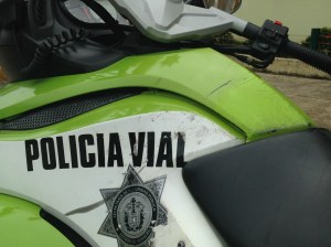 Dañado parque vehicular.