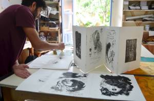 La litografía, un arte ya asentado en Veracruz.