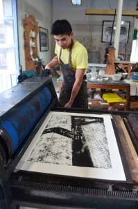 Litografistas en La ceiba Veracruz.