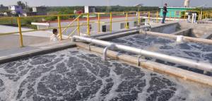 Planta Tratadora de aguas residuales.