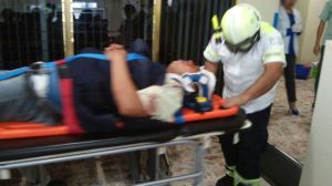 Los heridos fueron trasladados al Hospital Metropolitano de Acayucan.
