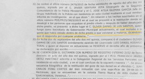 La investigación de la Fiscalía General del Estado arroja que Oliver Damas era una de los principales funcionarios públicos que encabezaban la invasión del predio. 