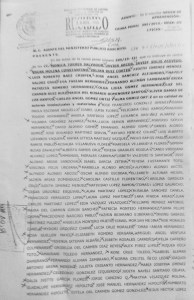 Esta es la lista oficial de las personas involucradas en la invasión del predio: 18 autores intelectuales y materiales y 158 invasores.
