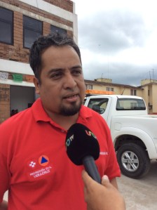 Williams Nolasco, director de Protección Civil de Cosoleacaque.