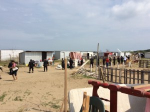 Más de 400 policías, en el desalojo de Los Almendros.