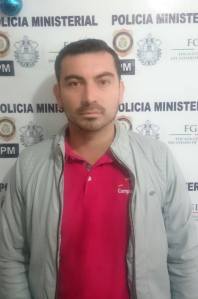 Anibal León Cárdenas, detenido.