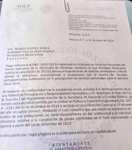 Documentos oficiales de la empresa, aseguran del recorte masivo.