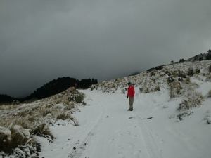 NEVADA EN el Pico de Orizaba.