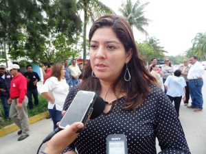 Foto.- 1.- Brenda Esther Manzanilla Rico, alcaldesa de Nanchital.
