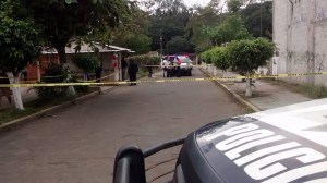 Acordonaron el área donde se registró este evento delictivo.