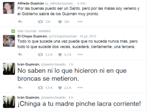 HIJOS DEL CHAPO lanzan amenazas a Peña Nieto.