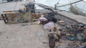 Lograron controlar el incendio en la madrugada.