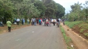 LOS BLOQUEOS fueron en Pajapan y en la curva carretera hacia Tatahuicapan.