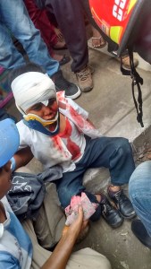 FUERON ATENDIDOS por socorristas.