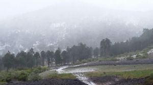 NIEVE en el Pico de Orizaba.