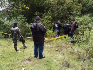 2 cadáveres de ejecutados; estaban embolsados.