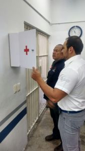 Supervisa CEDH penales y módulos de detención del estado