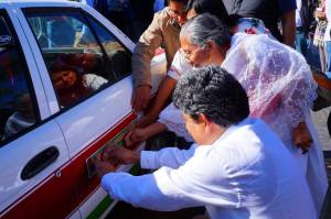 Los taxis también tienen señalamientos.