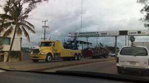 El evento fue  en el puente Calzadas.