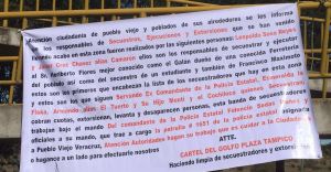 Esta es la narcomanta.