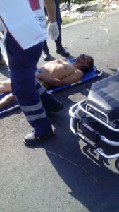 Fue socorrido por las fuerzas de tarea.