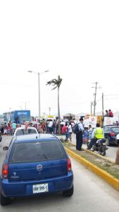 Bloqueo hacia Las Dunas-Las Barrillas.