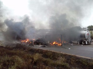 Pérdida total, los auto-tanques.