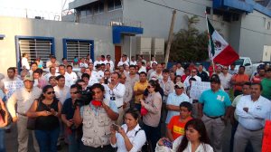 Más de un centener de petroleros participaron.