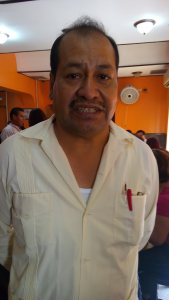 José Cruz Salazar Ramírez, Secretario de organización Región Número 13 perteneciente a la sección 32 del SNTE.