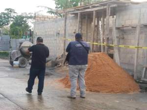 Servicios Periciales toman acta de los lamentables hechos.