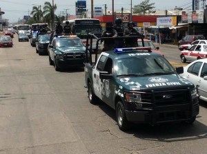 Llegan más policías con mayor equipamiento.