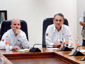 Realizan reunión de Protección Civil en edificio inteligente en Coatzacoalcos.