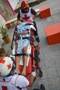 Fue internado de emergencia, ante las heridas de bala.