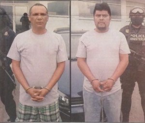 Los detenidos.