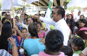 Víctor Rodríguez, candidato a la diputación local por Coatzacoalcos.